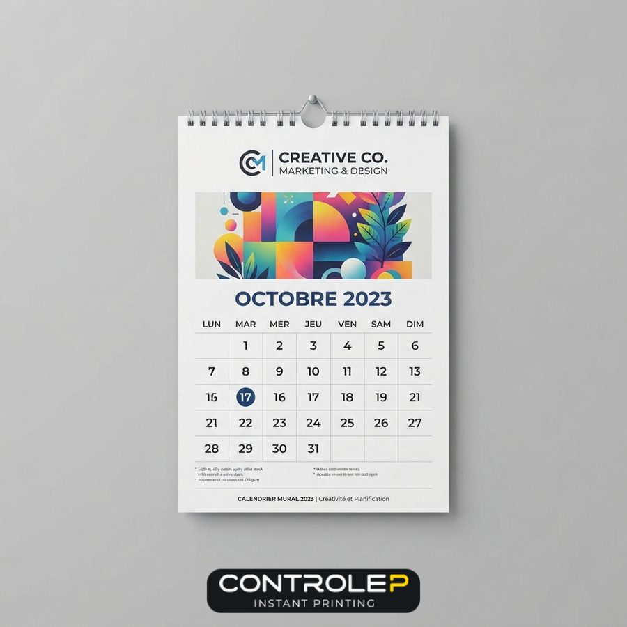 Calendrier Mural Personnalisé