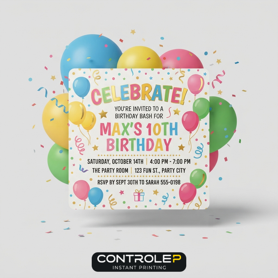 Invitation Anniversaire