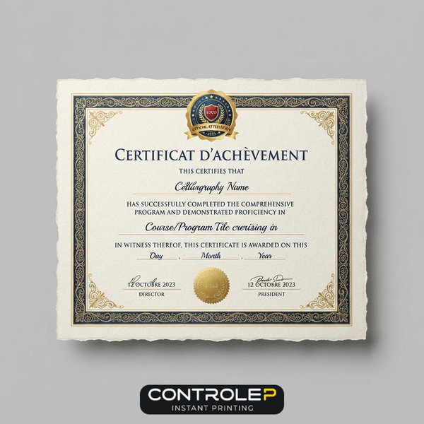 Attestation & Certificat