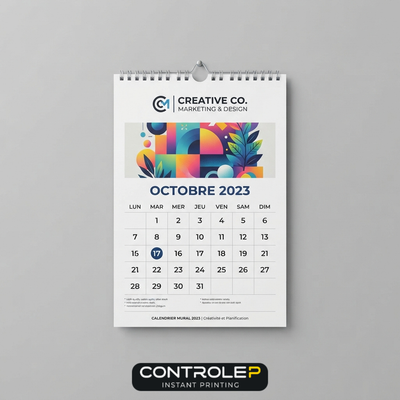 Calendrier Mural Personnalisé