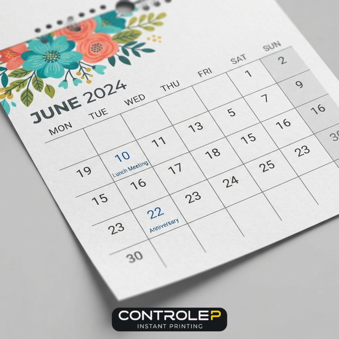 Calendrier Mural Personnalisé