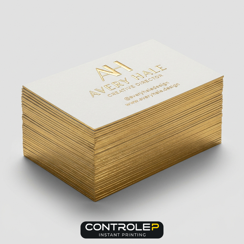Carte de Visite Dorure 3D