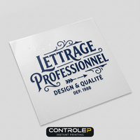 Lettrage Vinyle Découpe