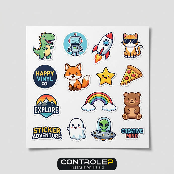 Stickers en Planche