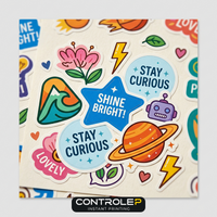 Stickers en Planche